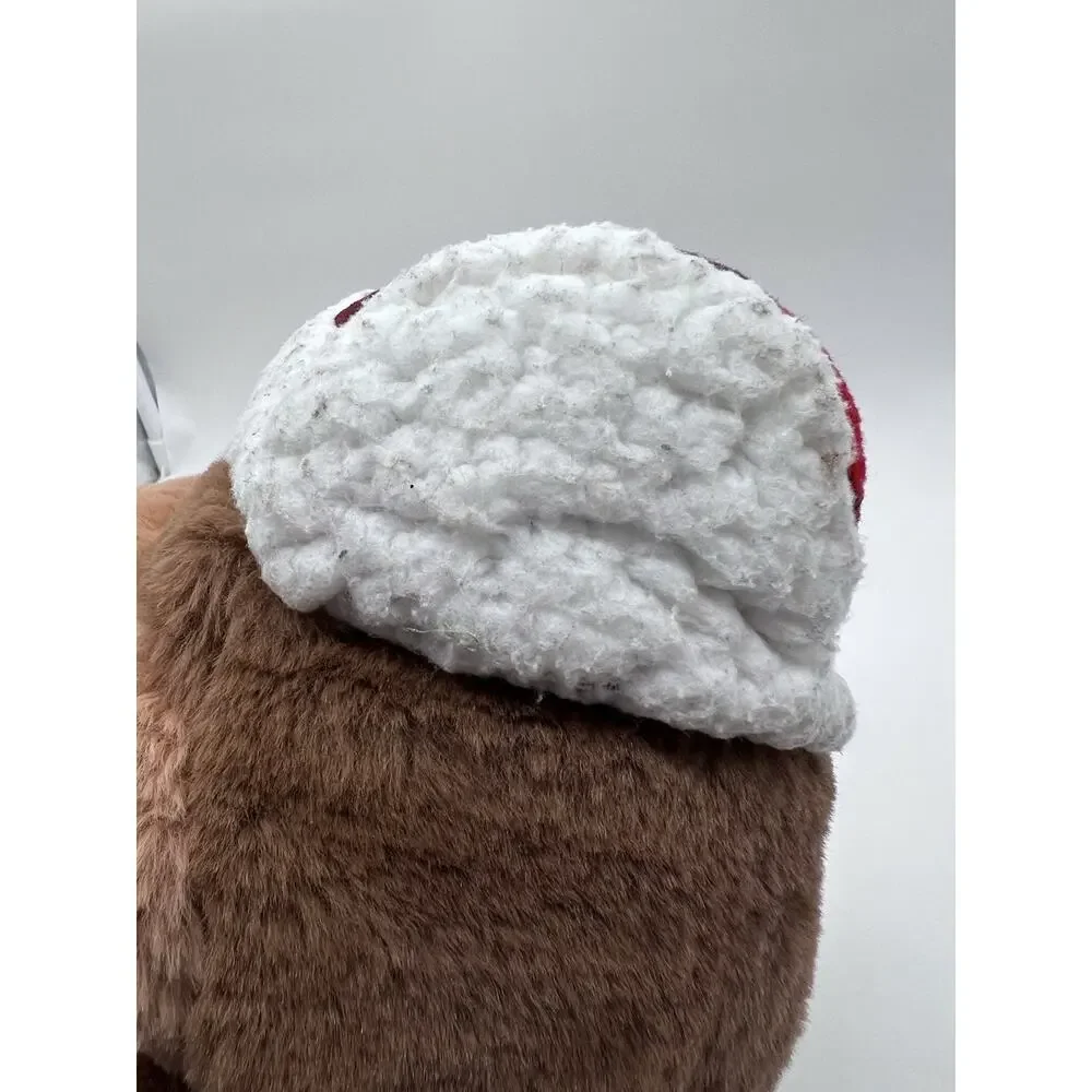 Giggle Scape Beaver Stuffed Animal Plush w/ Red Black Plaid Hat 2025 F440298